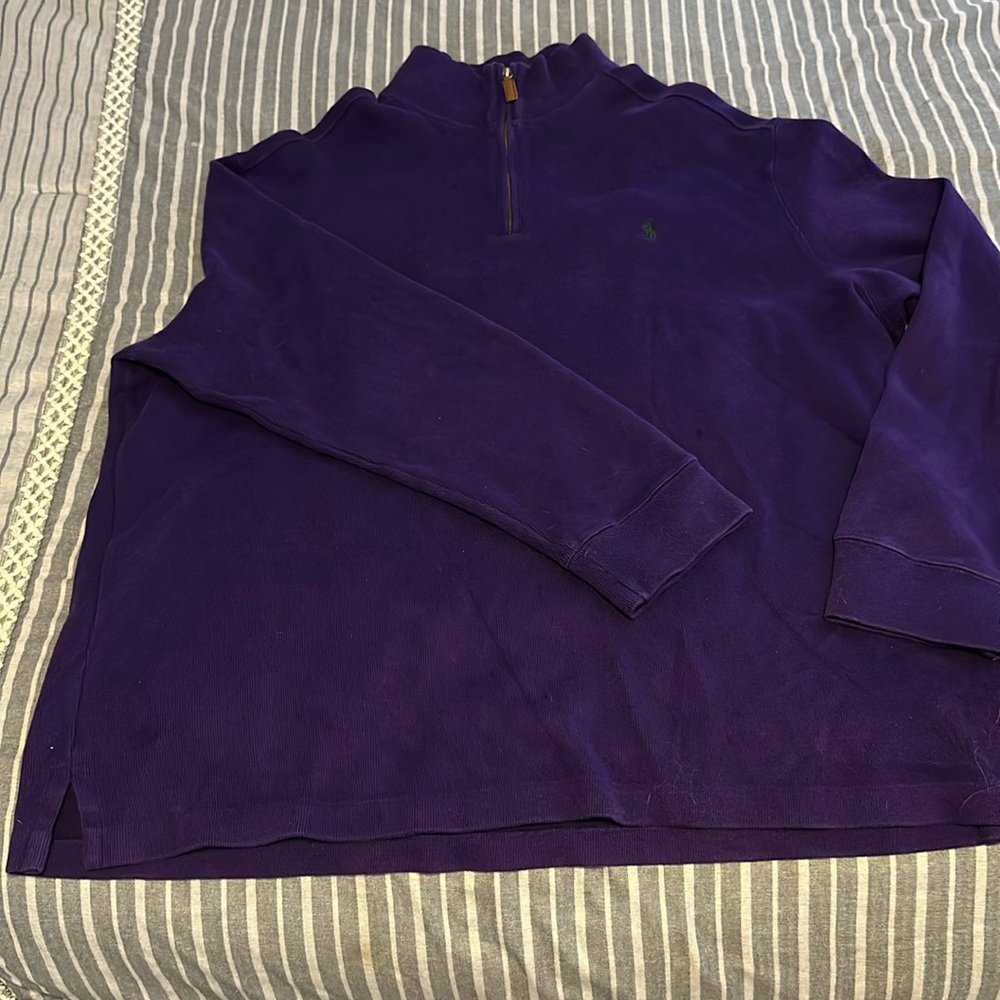 Polo 1/4 zip sweater